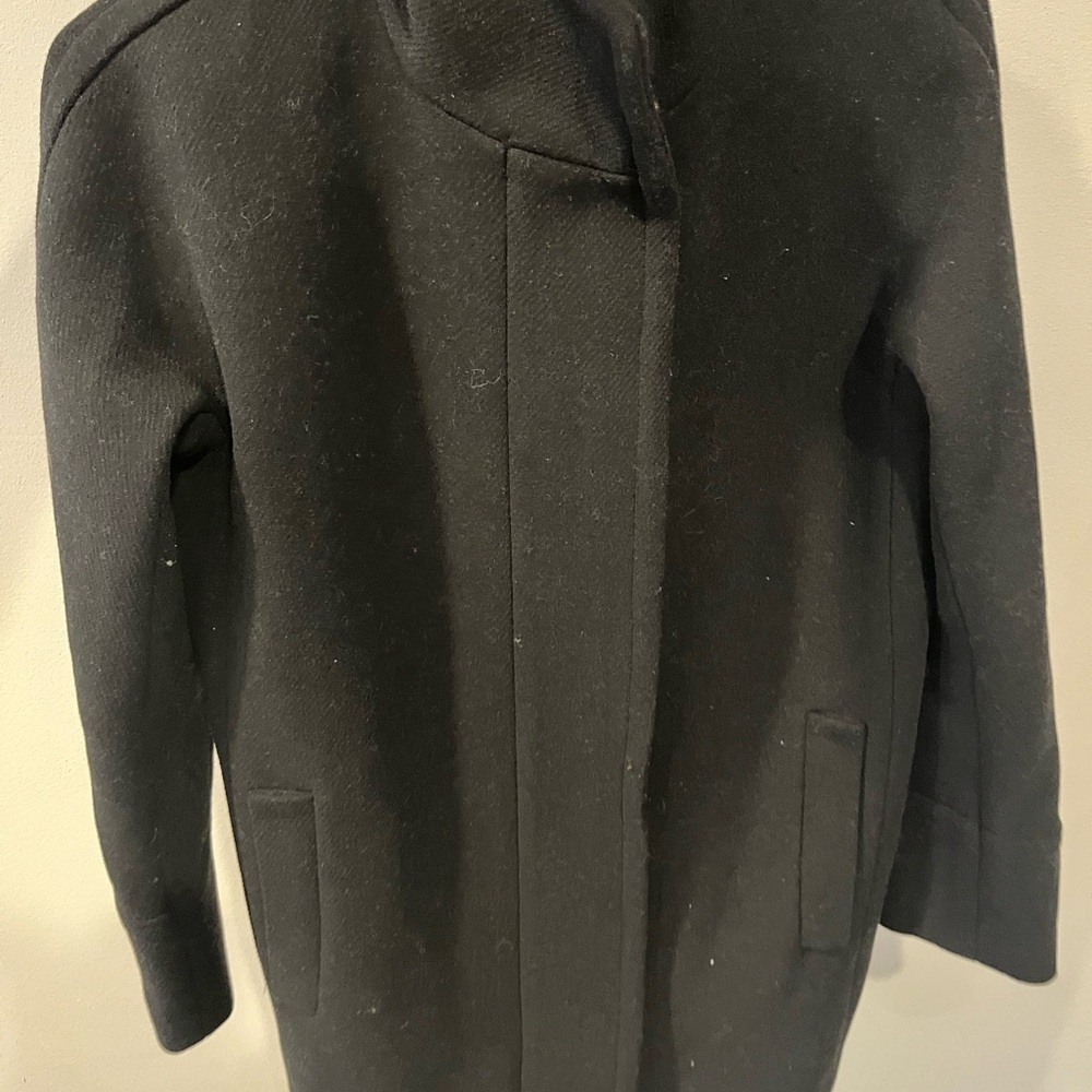 J. Crew Women's Black Pea Coat